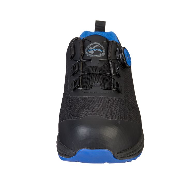 Полуботинки Футгард с системой быстрой шнуровки, цв. чёрно-синий, КП, ЭВА/Резина